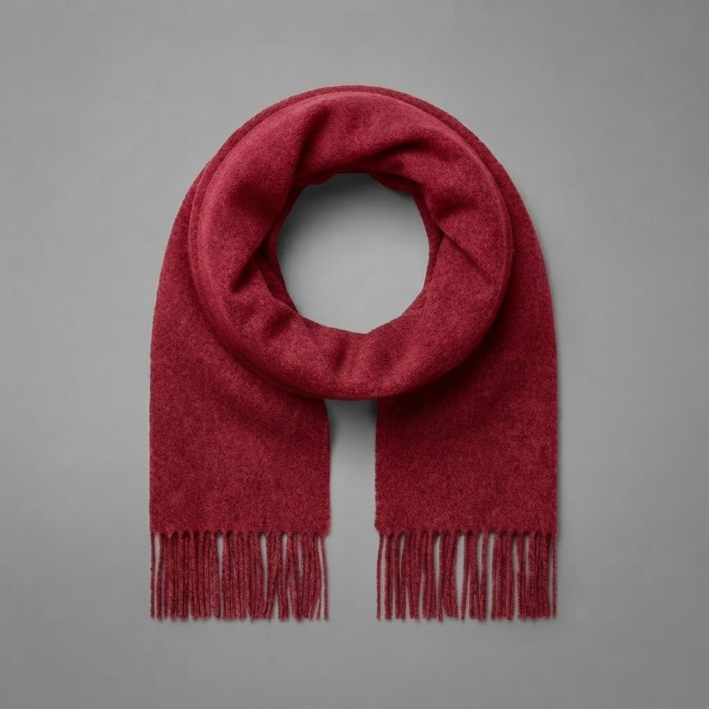 Classic Scarf | Long Fringe Detail