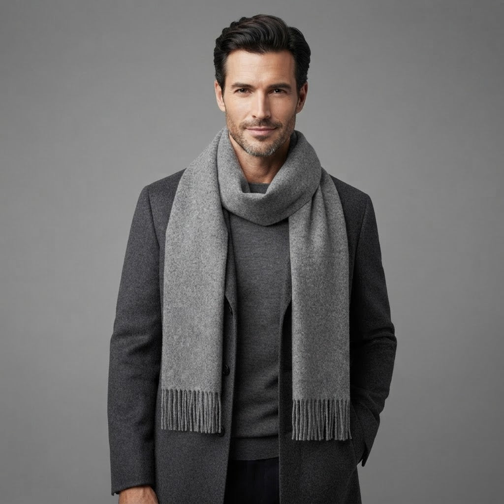 Classic Scarf | Long Fringe Detail