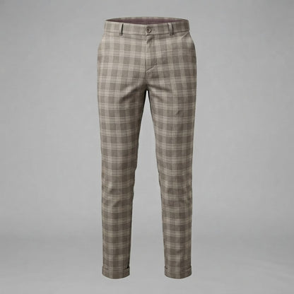 Oskar | Men's Checkered Trousers