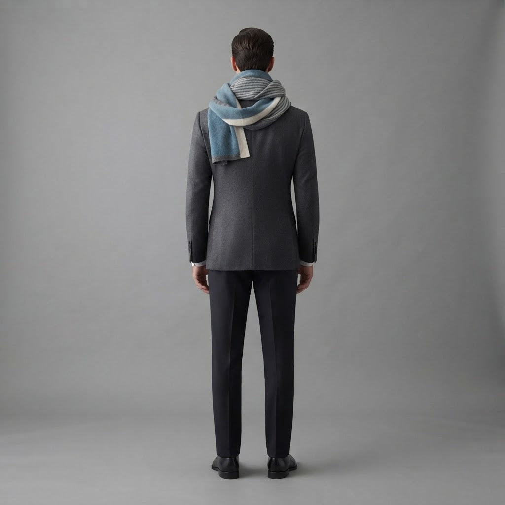Striped Scarf | Men's Wrap