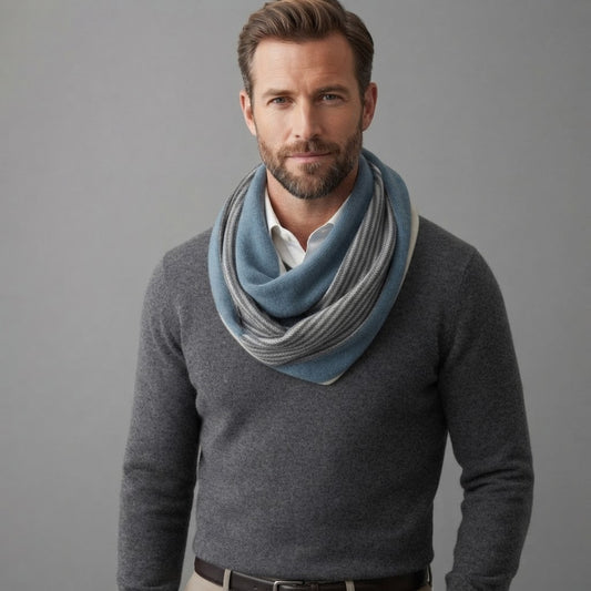 Striped Scarf | Men's Wrap