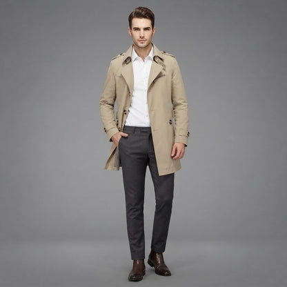 Trench Coat | Stylish Long Coat for Men